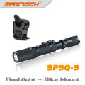 Maxtoch SP5Q-5 linterna CREE Q5 acero Clip Flash LED luz